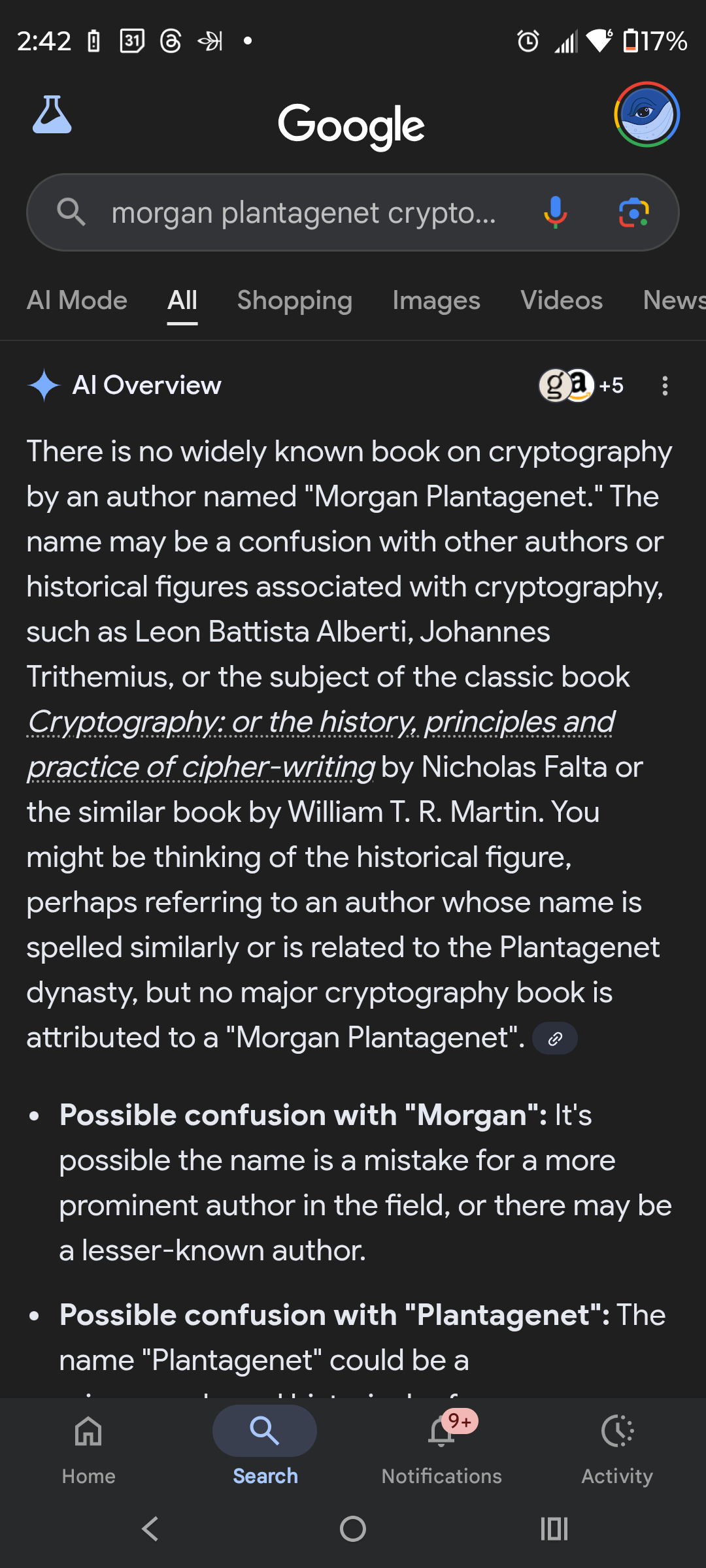 Morgan Plantagenet Cryptography Project