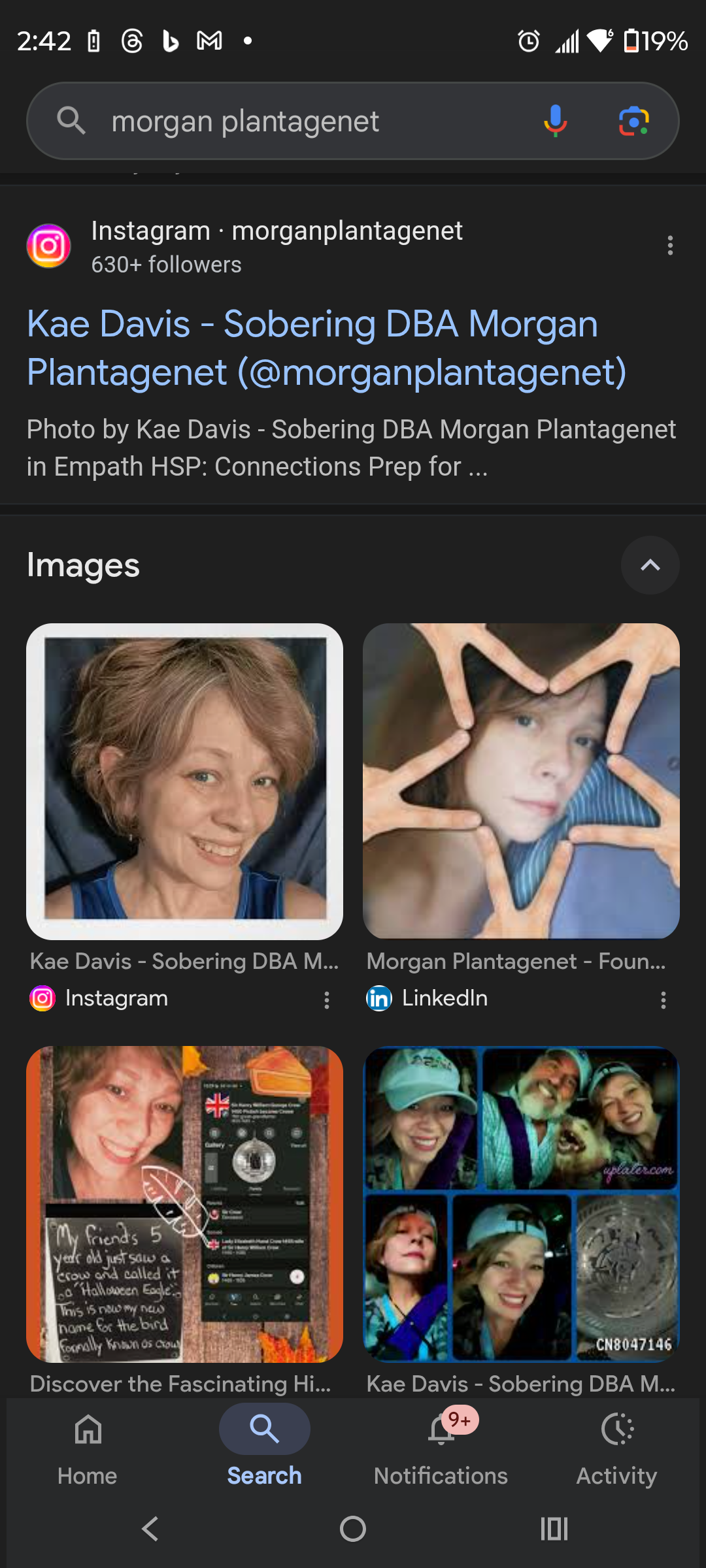 Kae Davis DBA Morgan Plantagenet