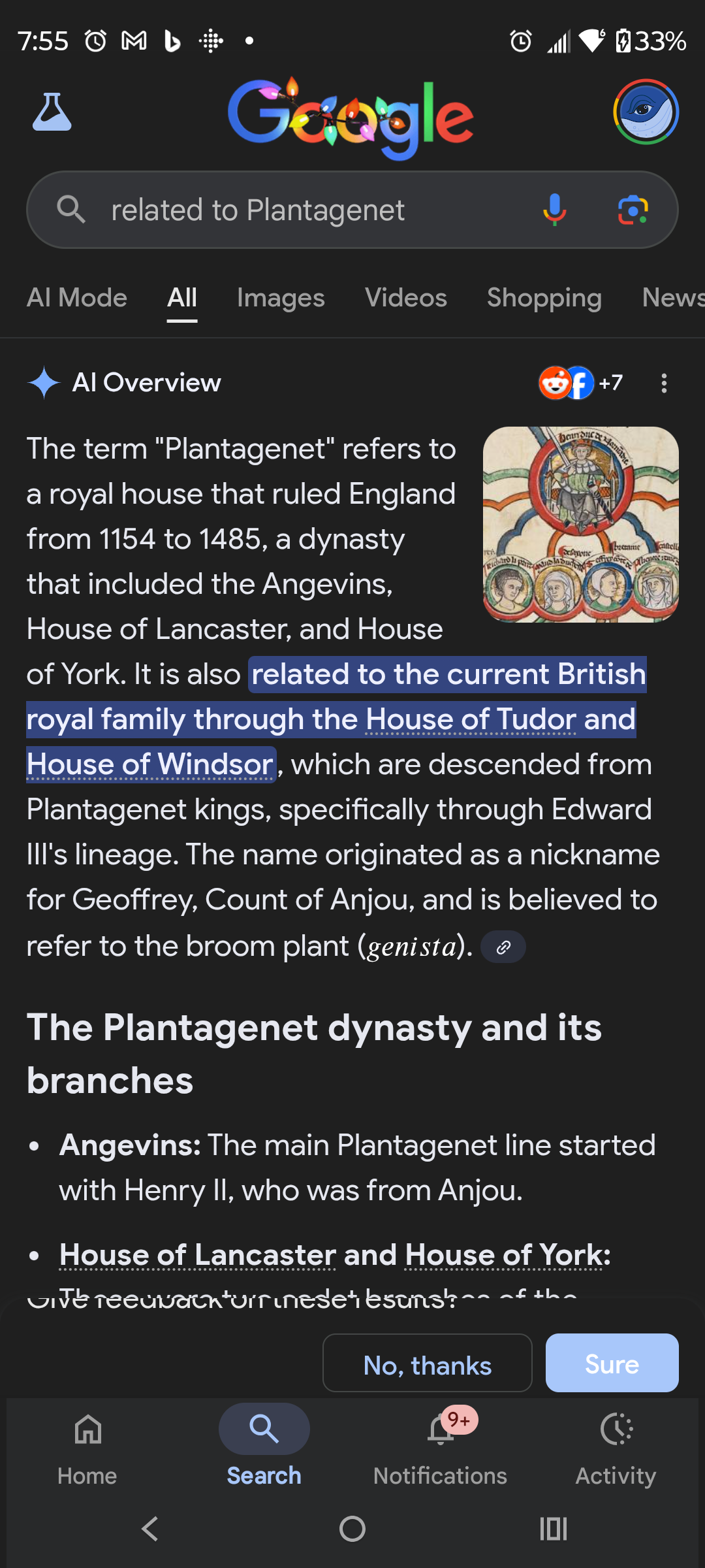 Related to Plantagenet
