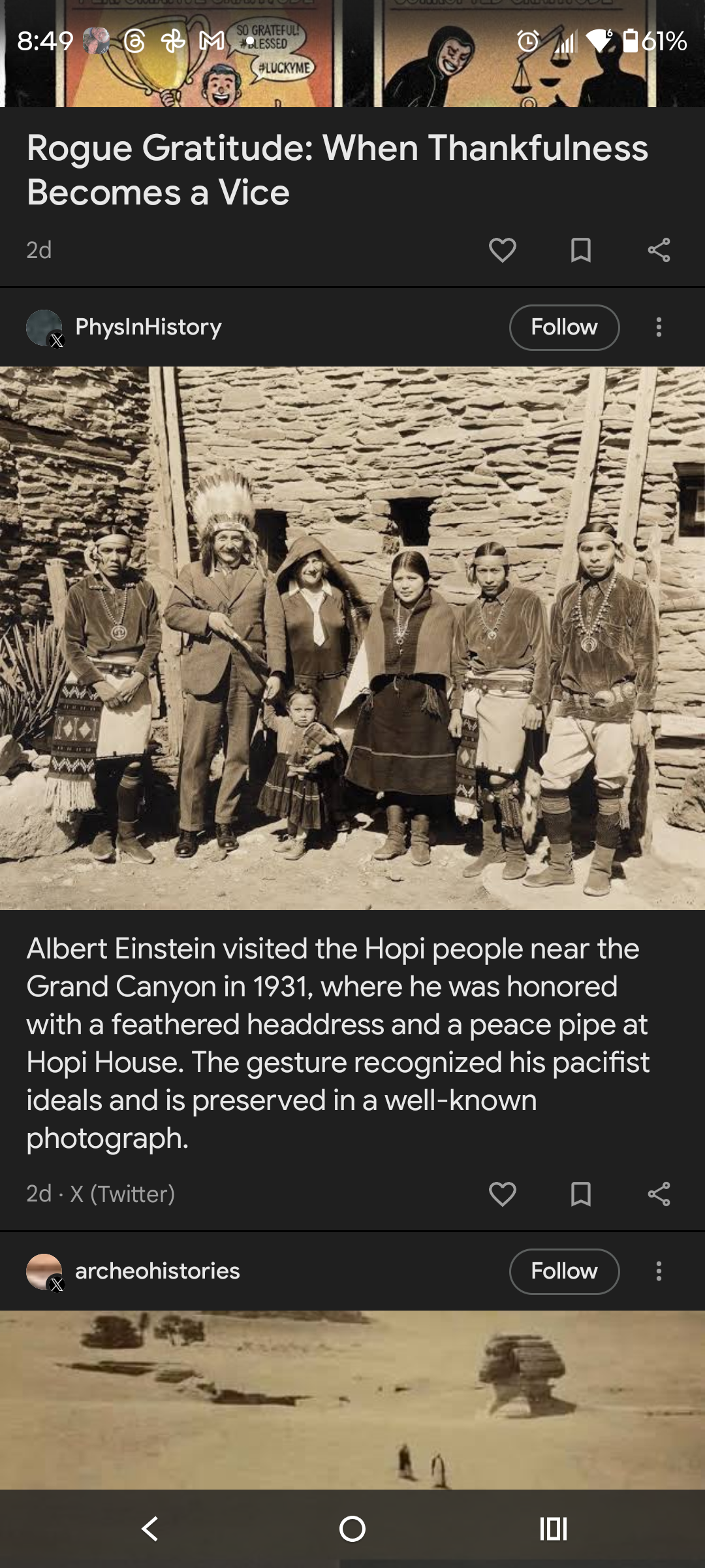 Albert Einstein visited Hopi Tribe